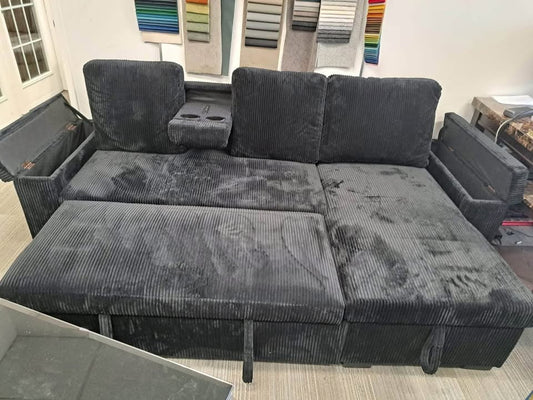 Corduroy Sectional Sofa Bed